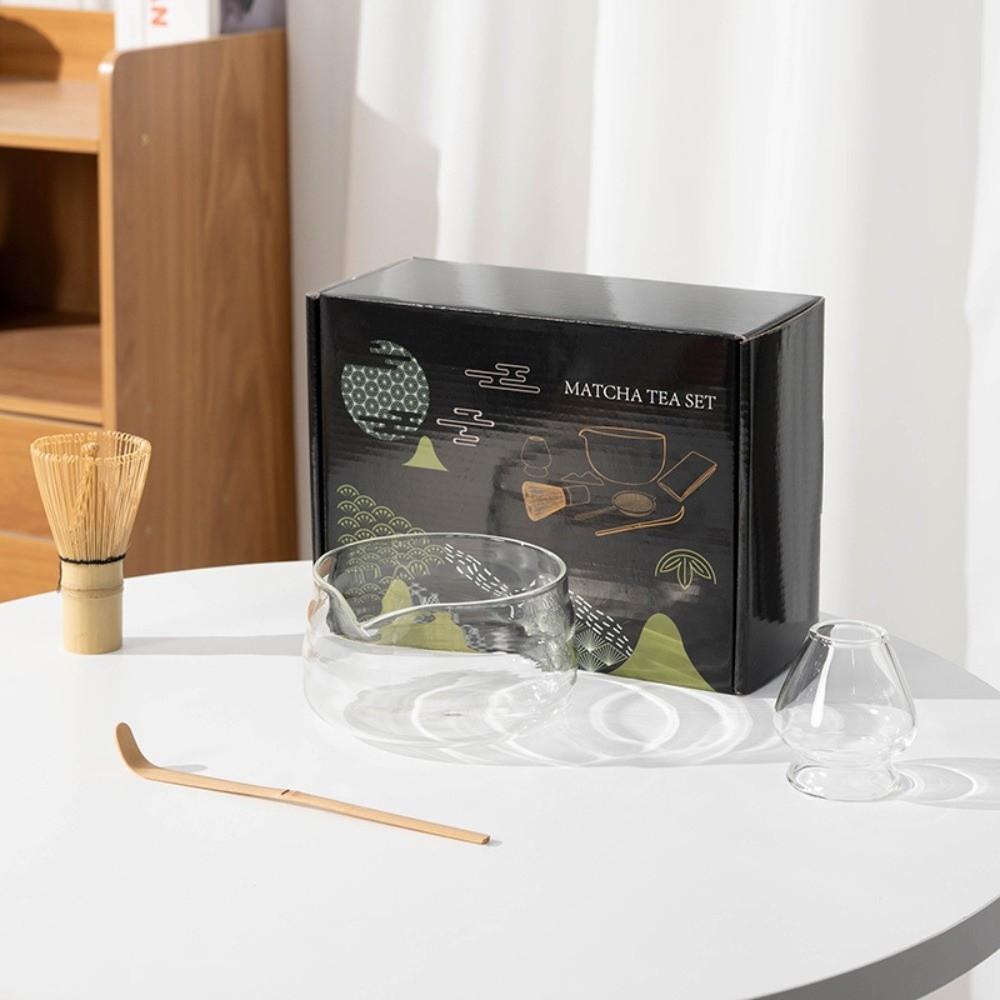 Smooth Matcha Making Kit with Pouring Spout Japanese Tea Set New Matcha Whisk Set  Tea Lovers