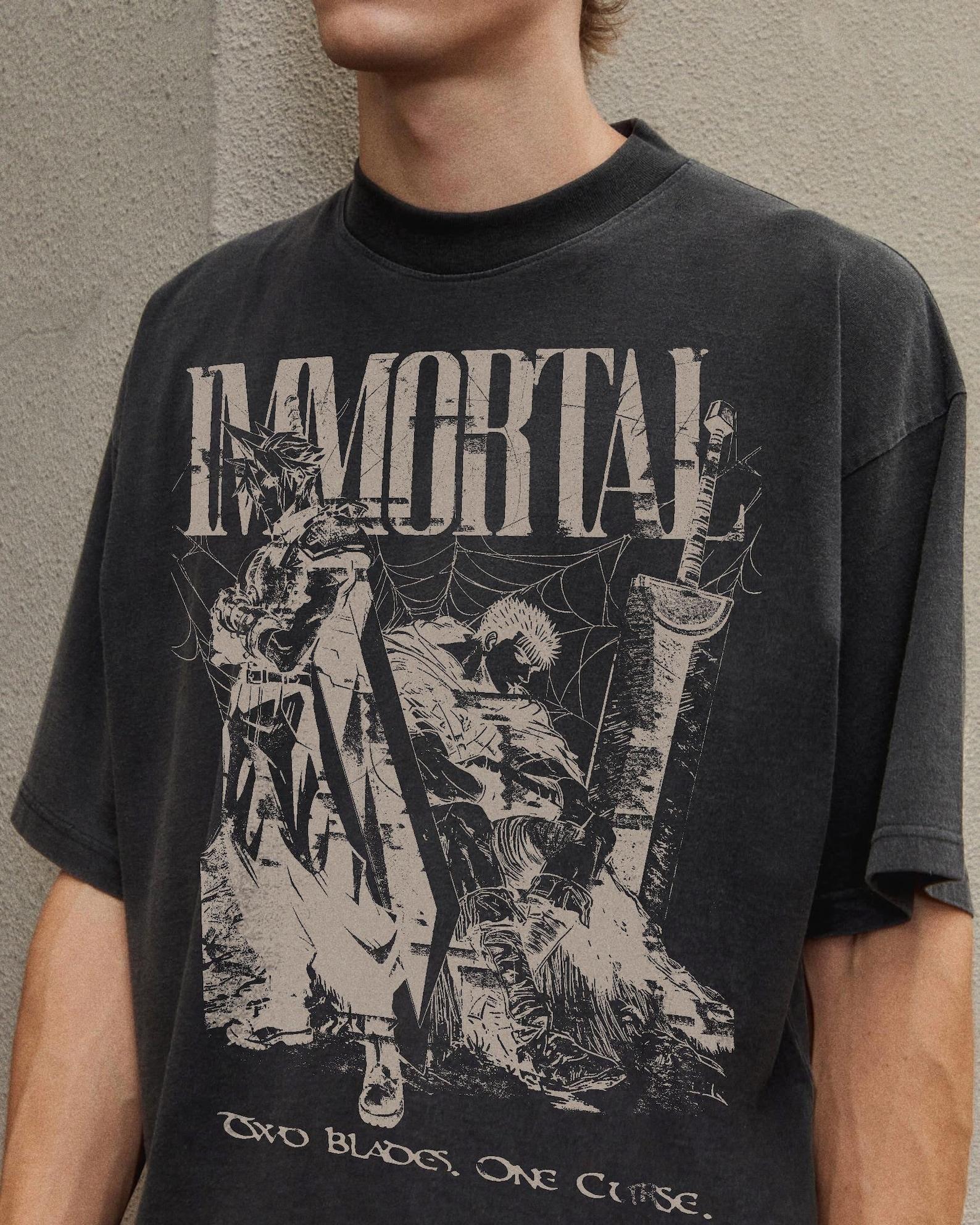 berserk | guts | Anime Street Tee | Oversized Graphic T-Shirt | Vintage Wash 4XL