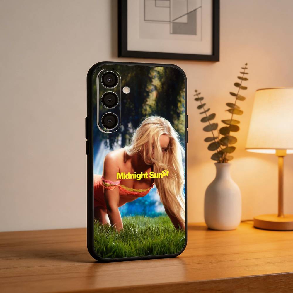 M-Midnight Sun Z-Zara L-Larsson Phone Case For Samsung A73,72,71,53,52,51,22,91,80, Soft Black Cover Samsung a30 a20