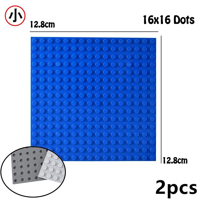 32*32 16x16 Dots Brick Baseplate City Street Road Base Plate Wall Construction 32x16 Building Block Compatible Kid Toys Leduo