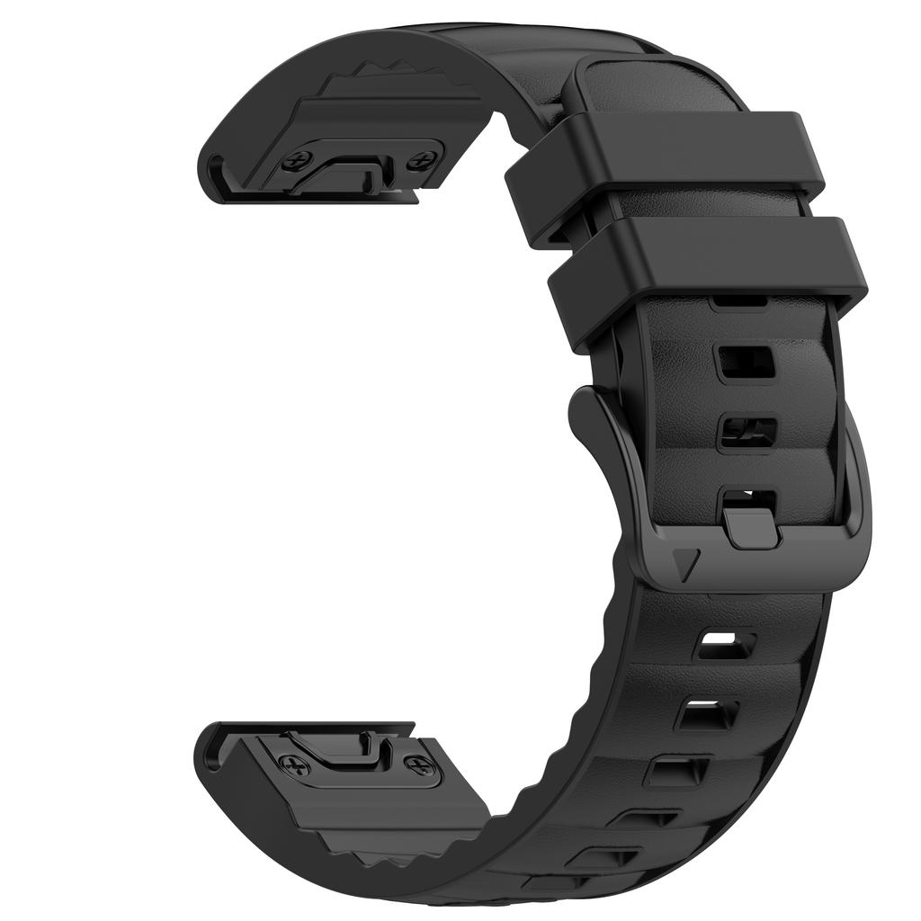 QuickFit 22/26mm Strap for Garmin Epix Pro/fenix 8 7 7X Pro Leather Silicone Watchband Forerunner 965 970 Enduro 3 Sport Bracele