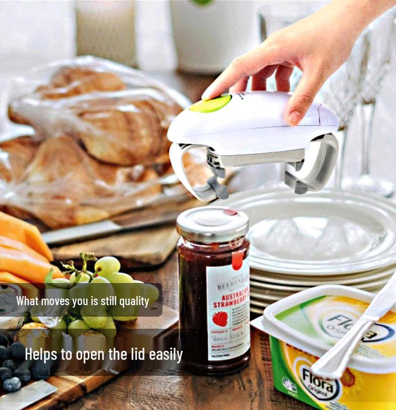 Electric Multi-functional Can and Bottle Opener: Automatic, Labor-saving Kitchen Tool