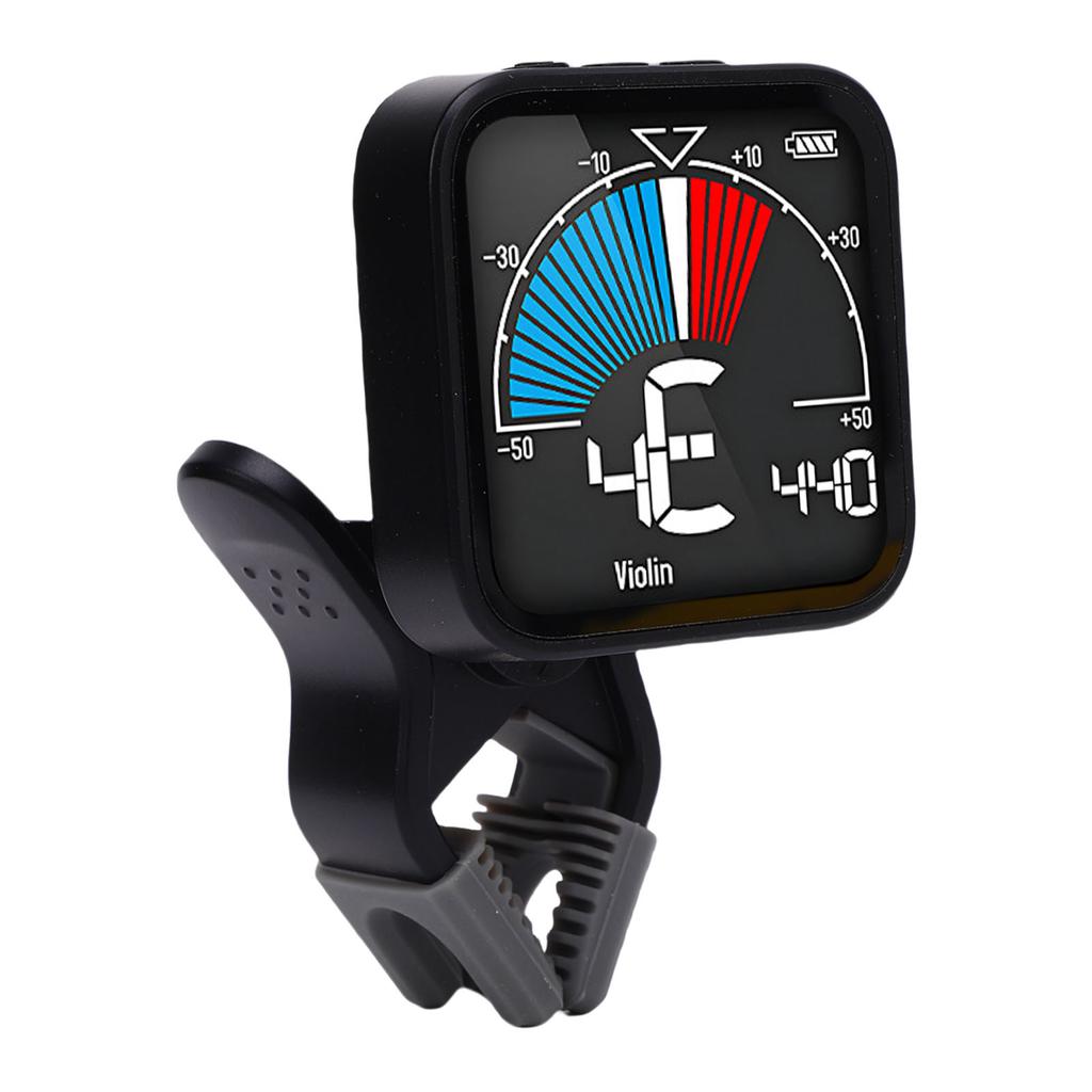 Geige Stimmgerät Metronom Professionelles Elektronisches Stimmgerät mit Klarer Anzeige und Klemme für Bratsche Cello