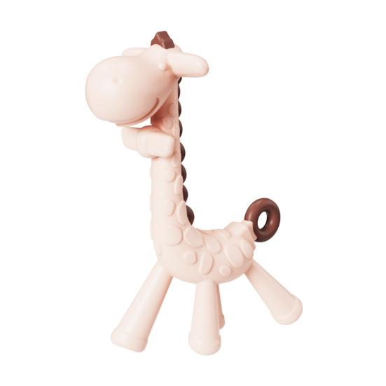 Baby Teether Toy Giraffe Teething for Infants, Food-Grade Silicone Chew Stick Gum Relief, Deciduous Teeth Eruption Relief BPA-Free 0-12