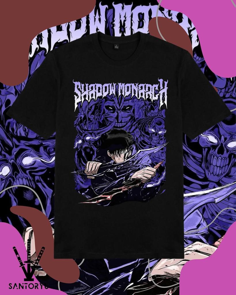 Hot Anime Solo Leveling Print T-shirts Men Women Summer T-shirts Oversized Y2k Cotton Short Sleeves Male T-shirt Comfortable Tee