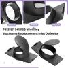 2 Pack Inlet Deflectors Replacement Part Vacuum Spare Part Plastic Texture for Wet Dry Vacuum Cleaner 7413197 7413120
