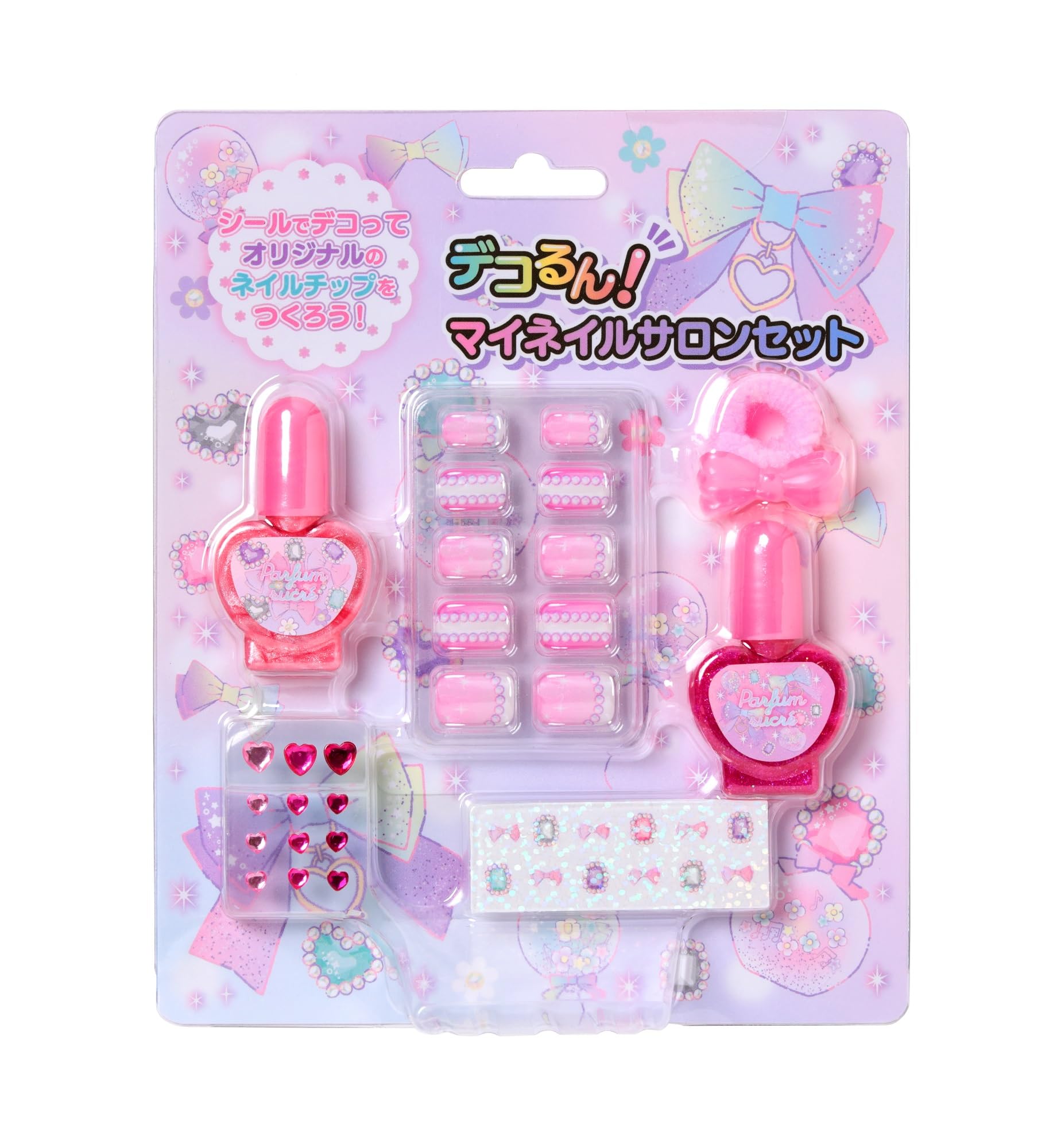 

Набор для маникюрного салона Race My Pink для детей от 6 лет Набор для ногтей Косметика 240122 Decorun! розовый