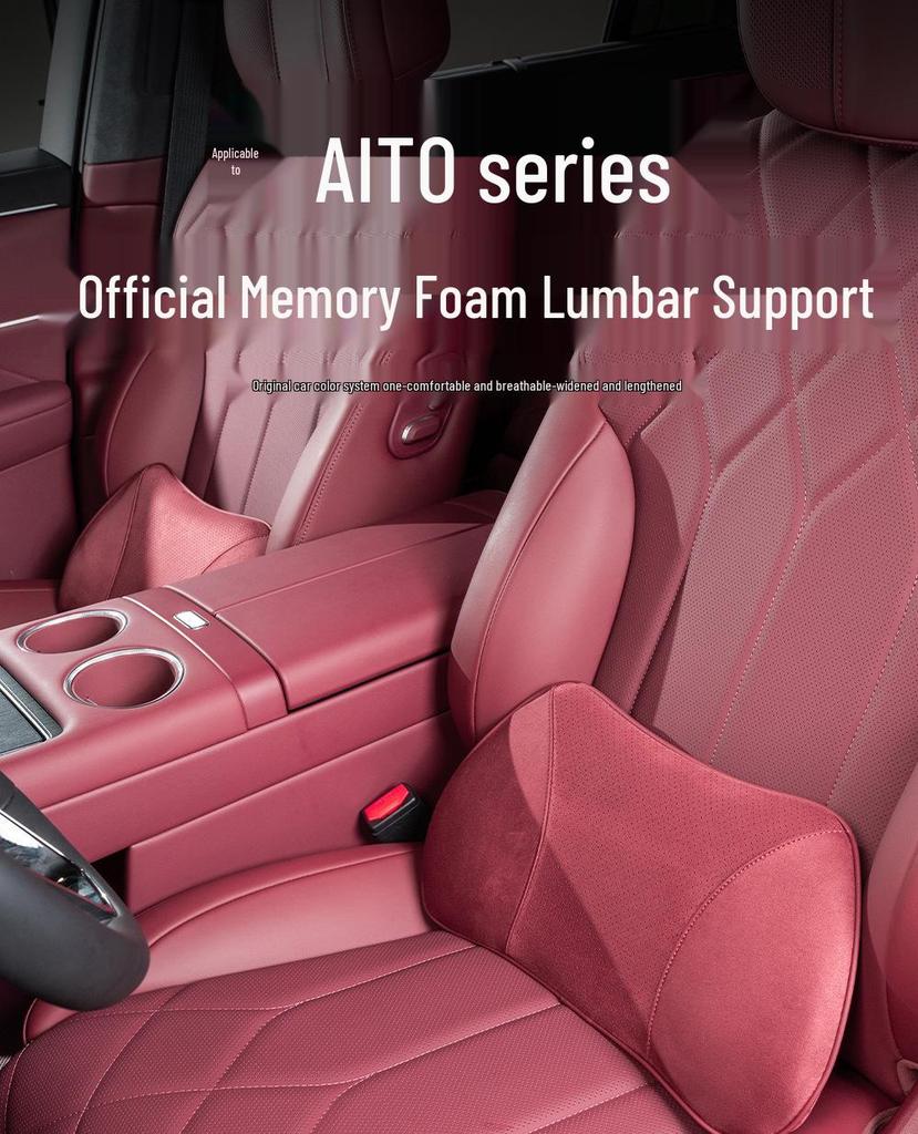 Lumbar Support & Neck Pillow for AITO M9 M8 M7 M5 - Car Headrest & Decorative Accessories.