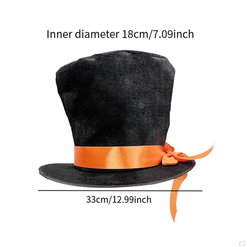 Top Hat Vintage Party Hats for Carnival Holiday Halloween Christmas Performance