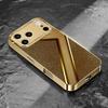Exquisite Luxurious High-end Phone Case Electroplated Glass PhoneCase for iPhone 17 16 15 14 13 12 11pm Pro Plus Dropresistant