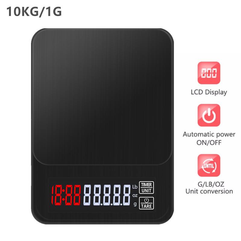 Digital Scale Coffee Scales Jewelry Weight With Timer Electronic LCD Display Grams Kitchen Drug Weight Device Drip Scale