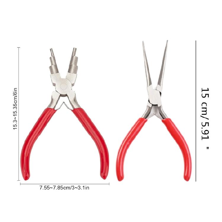Handy and Practical Jewelry Pliers with Double Spring for Artistic Projects