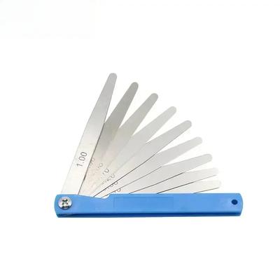100 mm Länge Metrische Fühlerlehre 17 Klingen Fühlerlehre 0,02-1,00 mm Messinstrumente