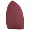 Back Cushion Burgundy Red 45 x 20 x 35 cm Fabric