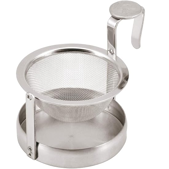 Nagao Tea Strainer, Rotating, 18-8 Stainless Steel, 7cm, Made In Japan