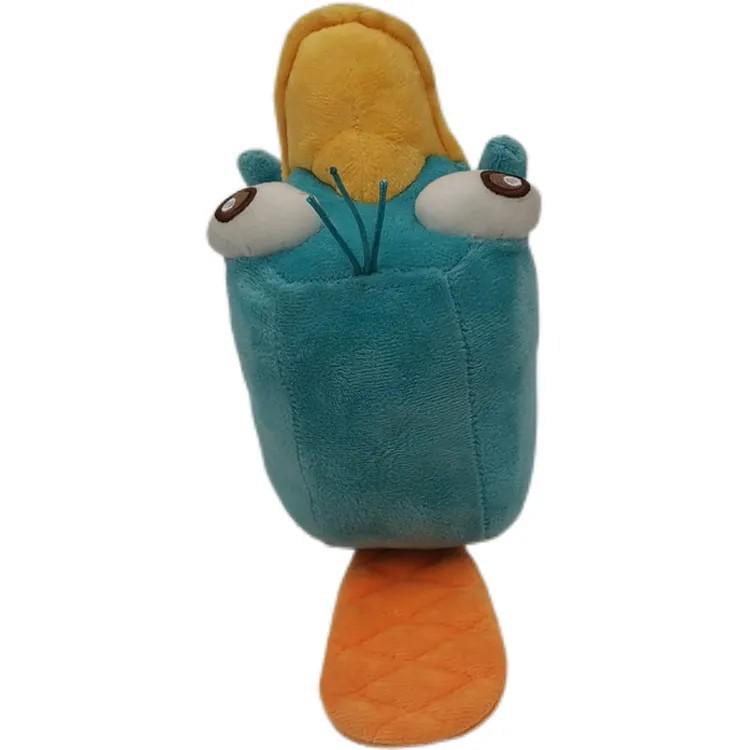 Light Blue Platypus Plush Toy - Cute Terry Doll for Students