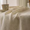 Fabric Round Table Cloth Cotton And Linen High-End Stall Dining Table Cloth Ins Style Coffee Table Cover Tablecloth Japanese High-Value