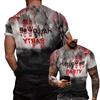 Men's Halloween Party Graphic T Shirt Casual Loose Fit Short Sleeve Top Comfortable Lightweight Fabric Seasonal Design