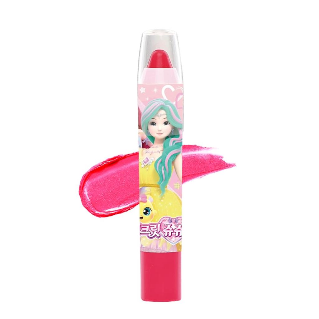 Little Bling Lip Crayon #Cindy Berry Pink Secret Jouju 4 Years Older Low Irritation Kids Fruit Scent No Artificial Fragrance Cosmetics Girls Princess