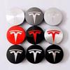 Bilklistremerke 2025 Ny Tesla 4 stk/sett 56 mm Tesla Model 3 Model Y Originale Deksel Navkapsler Senterkopper for Tesla Model Y X S
