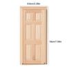 1:12 Doll House Mini Wooden Door for Dolls DIY Dollhouse Furniture Accessories