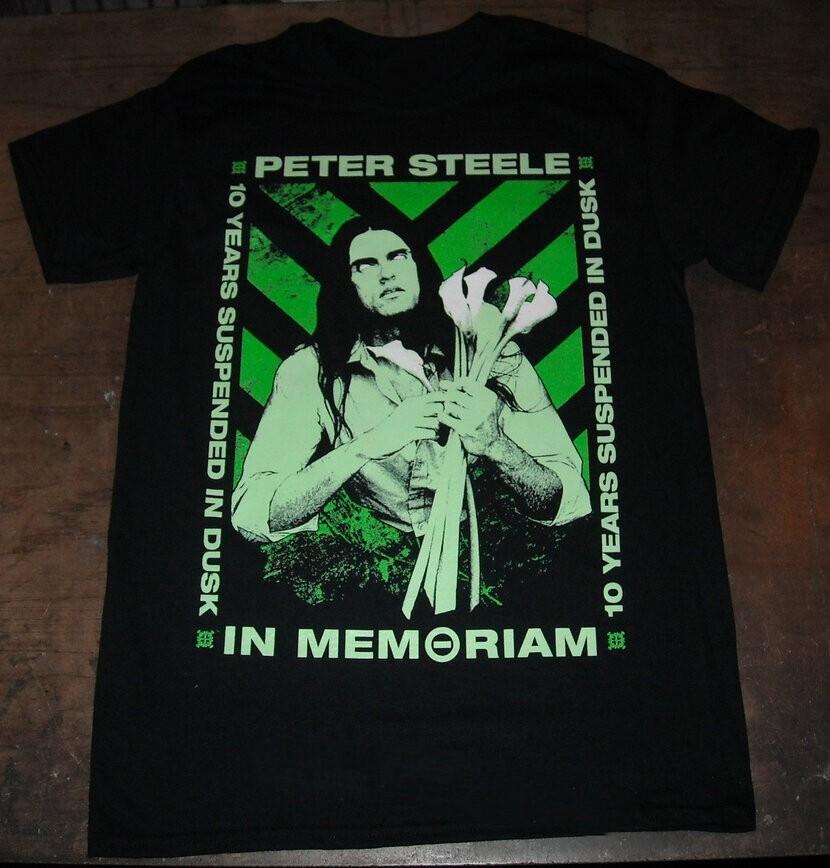 Type O Negative PETER STEELE In Memoriam Short Sleeve Black Unisex T-shirt C235