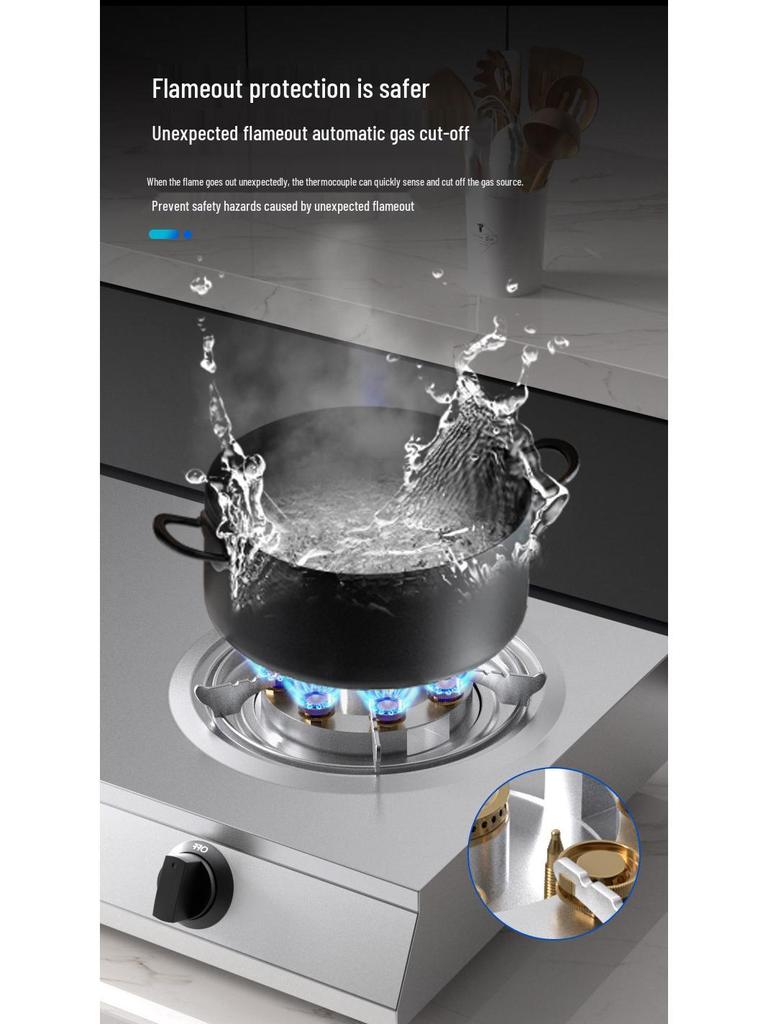 Royalstar Double Burner Tabletop Gas Stove for Natural and Liquefied Gas
