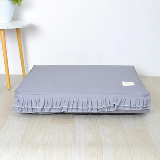 Ruffled Washable Thickened Dog and Cat Bed Mat