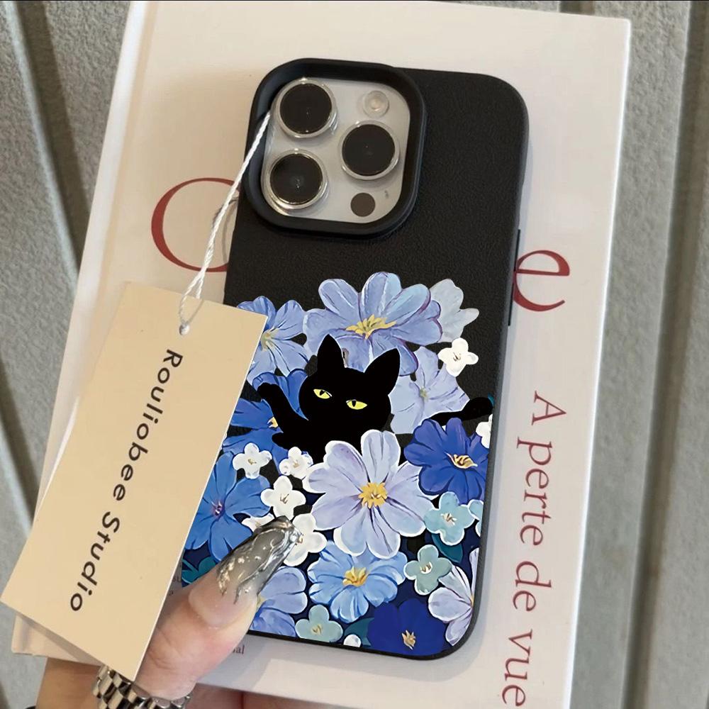 

HOT Cartoon Cat Flower Lichee leather pattern Phone Case For Xiaomi mi 15T X7 F7 X6 M7 X5 M6 F5 X4 X3 Pro Ultra GT NFC 4G 5G Poco X5 5G