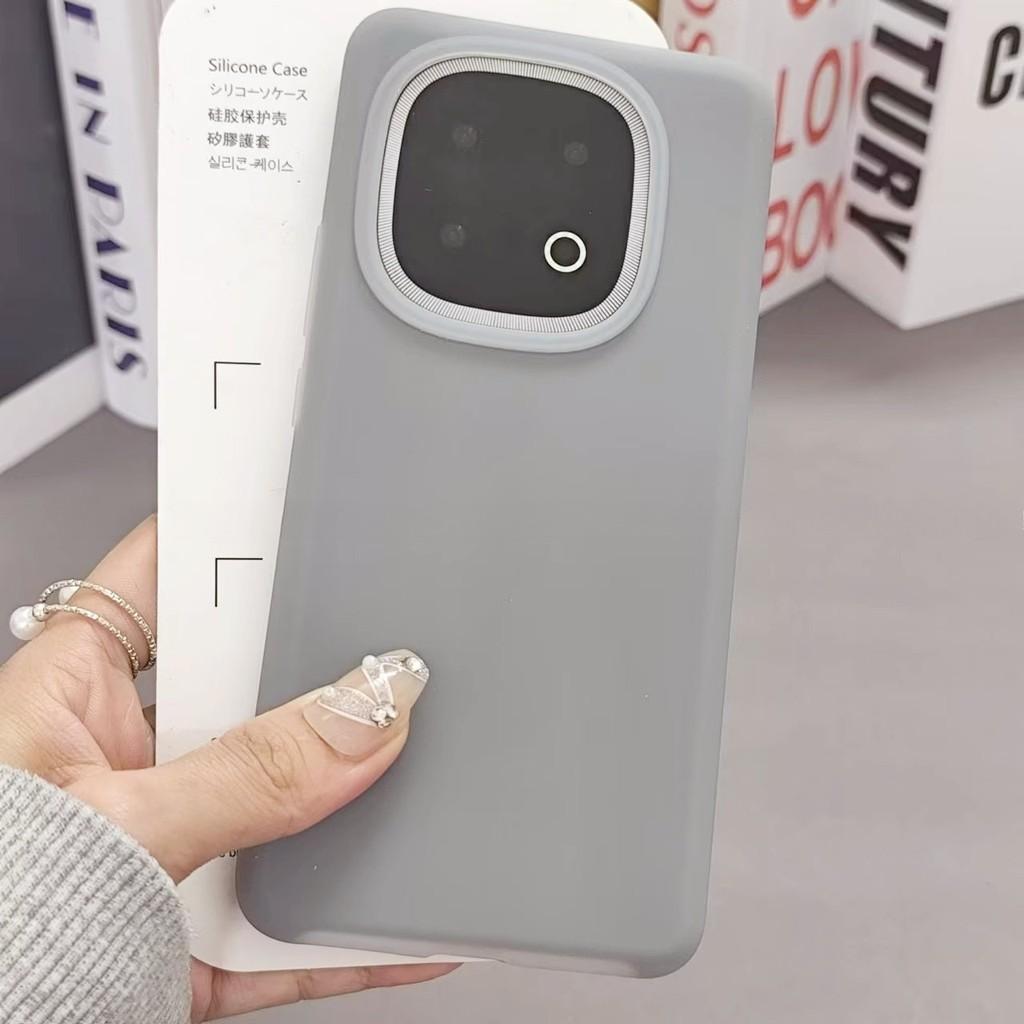 

Премиальный магнитный мягкий чехол-желе из настоящего жидкого силикона для IQOO 13/12 Neo 10/Z10 Turbo Pro Z9 Turbo + Противоударный чехол для телефона IQOO Z9/Z9 Turbo/Z9 Turbo+ серый