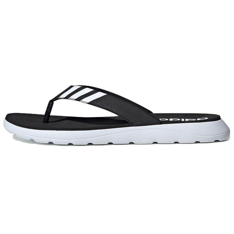 adidas Sandala Confortabilă 'Negru Alb' EG2069