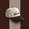 Corduroy Hat Wonder Embroidery Patchwork Colours Baseball Cap Korean For Women Fashion Visor Cap For Men