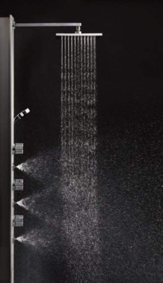 SANEI Rotating Shower Overhead Shower LED Light Type Round S1040F1 [Bathroom Head]