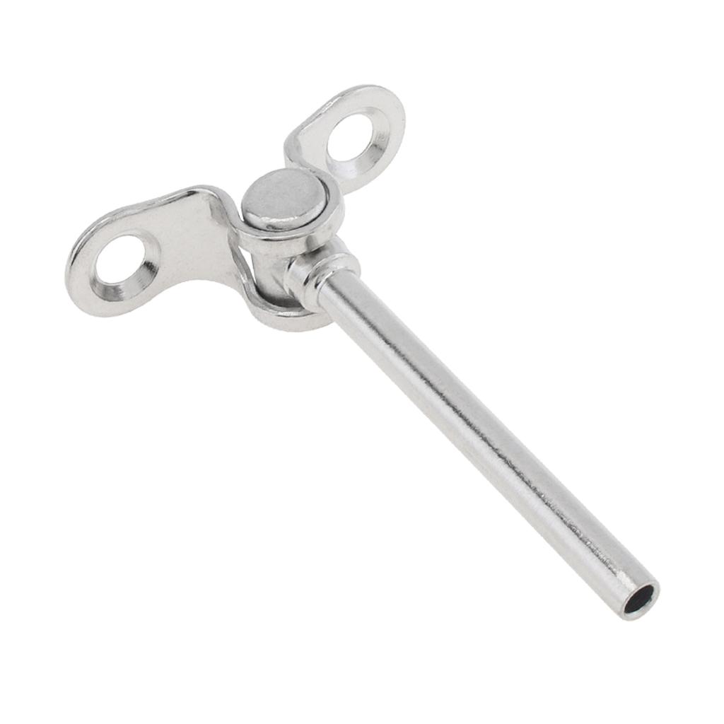 Kit Tendicavo Regolabile a 180° in Acciaio Inox T316 da 1/8 di Pollice T316 con Chiave per Montaggio su Pali in Legno