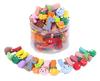 ANNA CREATIONS 26 Pcs Baby Girls Hair Clips Cute Animal Character Fruit Flower Pattern Fully Ribbon Lined Hair Clips Hair Accessories for Girls