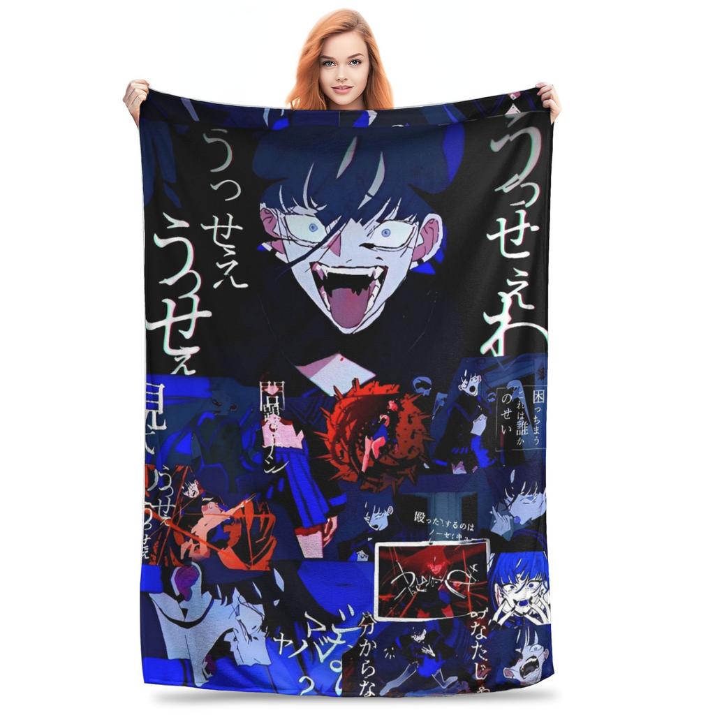 Warm Soft BlanketStudents Decorative Ado WORLD TOUR 2025 Hibana Throw Blanket Flannel Bedspread For Outdoor Fun Sofa Bed Cover