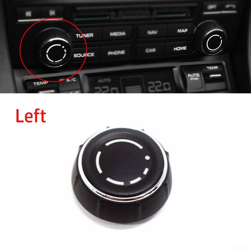 1ks Volume Knob Black For Macan Plast Silver 97064292901