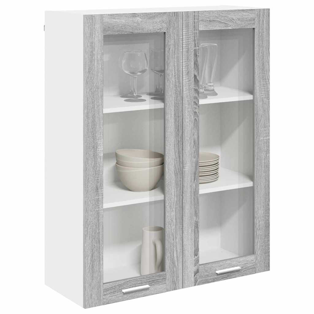 Hanging Cabinet Grey Sonoma 80 X 31 X 100 Cm Particleboard