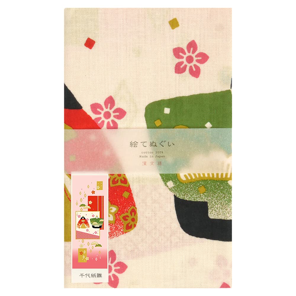 Hamamonyo Hand Towel Chiyogami Hina Dolls
