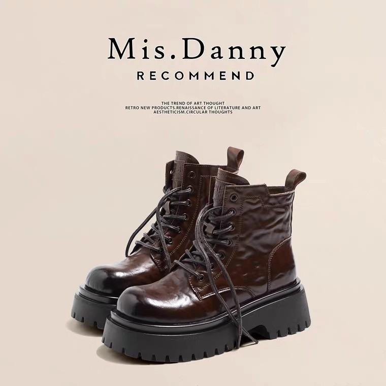 

2024 New Warm Boots Women Winter Short Plush Fur Ankle Snow Boots Front Lacing Square Heel Middle Follow Women s Fashion Boots 40 коричневый