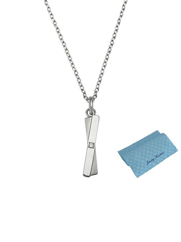 fe-fe phiten titanium necklace, Phiten SIMPLE CROSS, Ladies' size 32. Set of 2 (necklace and Kotobuki jewelry polishing cloth).