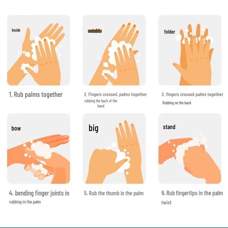 Haishi Hainuo 75% Alcohol Hand Sanitizer Gel - 5 x 60ml Portable Bottles