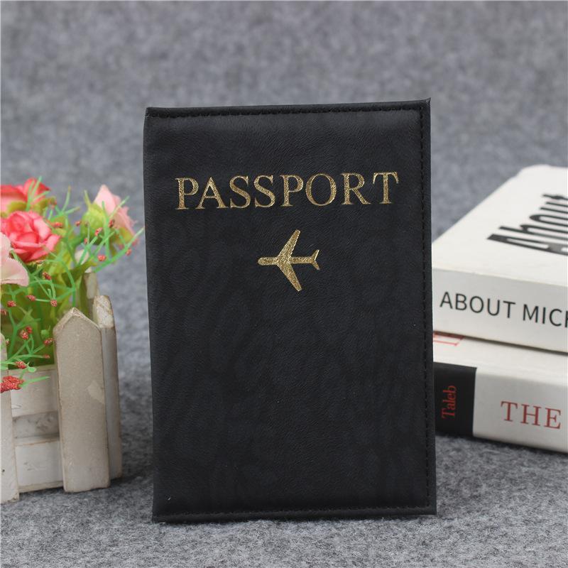 Pu Leather Passport Cover For Men & Women Organizer - Protective Card Holder Id Document Covers Travel Passport Case 1Pc