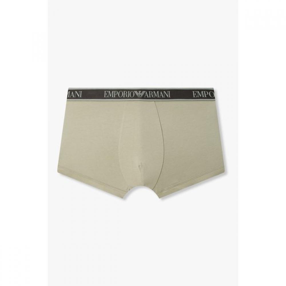 Emporio Armani Men S Two Tone Jacquard Logo briefS 08m6112317 S(95)