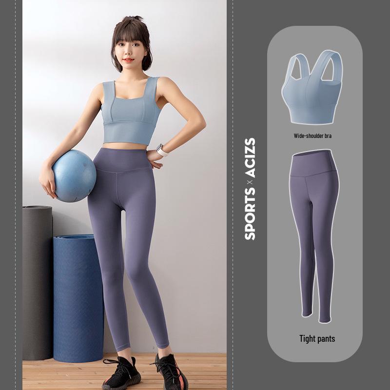 Conjunto Esportivo e de Yoga com Sutiã Esportivo Emagrecedor Costas Nuas Feminino 2025