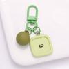 Porte-clés en résine avec joli visage souriant, pendentif en forme de cœur, de fleur, de nuage, de sac, accessoires de bricolage, couleur bonbon, décoration, bijoux