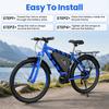 Almacén UE Batería Triángulo Ebike 48V 30Ah con Celdas de Iones de Litio 21700 BMS GPS 50A Cargador Rápido 4A