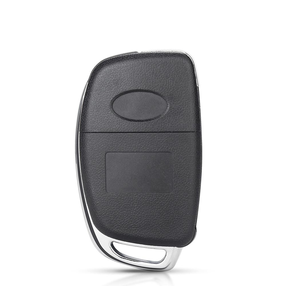 Funda de Mando de Coche Plegable para Hyundai Solaris Ix35 Ix45 Elantra Santa Fe Hb20 Verna Hy15/Hy20/Toy40 Hoja 3 Botones