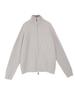 Women's Plus Size Elegant Double Zipper Stand Collar Sweater - Casual Winter Fashion Korean Style Outerwear