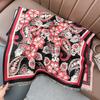 Travel warm thickened double-sided cashew jacquard imitation cashmere scarf temperament versatile retro shawl spring and autumn